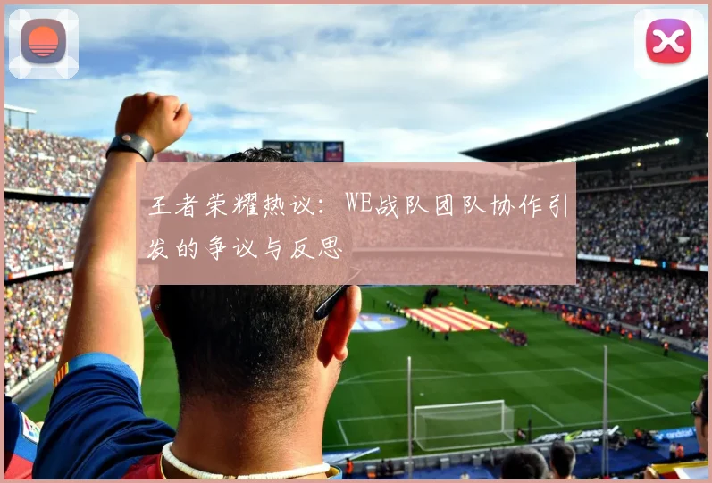 王者荣耀热议：WE战队团队协作引发的争议与反思