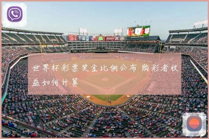 世界杯彩票奖金比例公布 购彩者收益如何计算